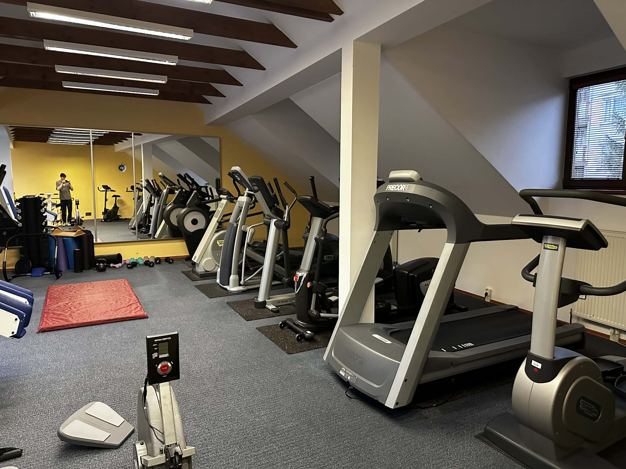 Kardio zóna fitness centra - pohled 2
